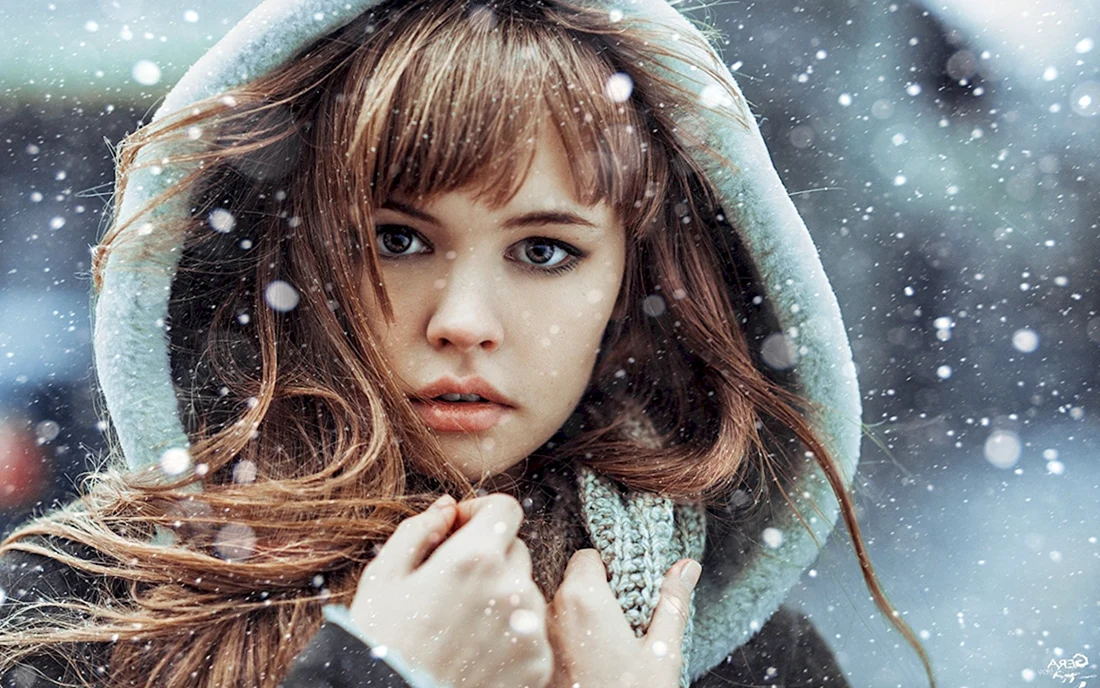 Анастасия Щеглова снежком