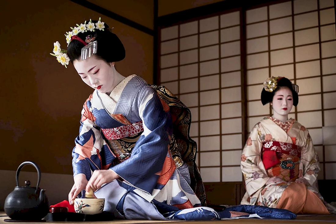 Чайная церемония японских гейш