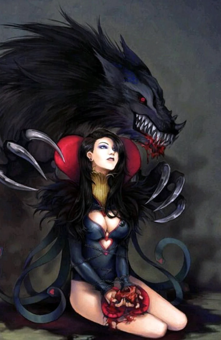 Демон вампир оборотень волк