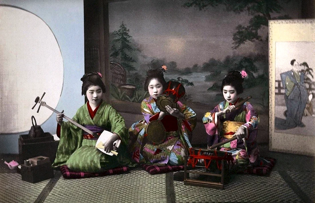 Гейши в Японии 19 века