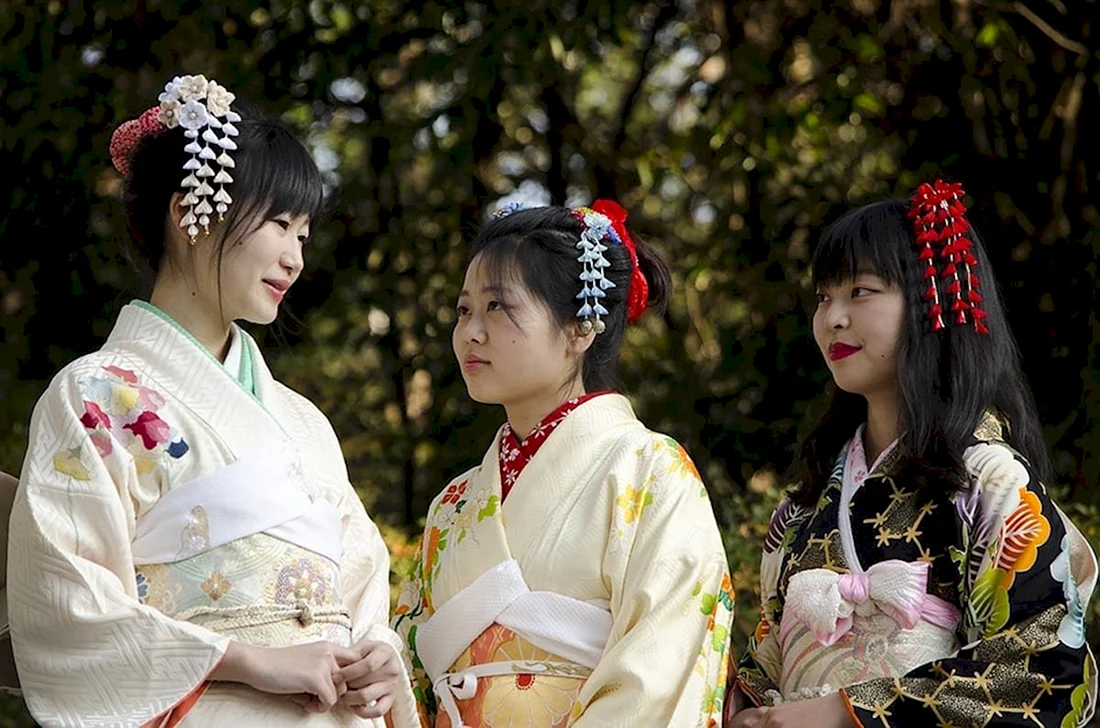 Япония народ кимоно