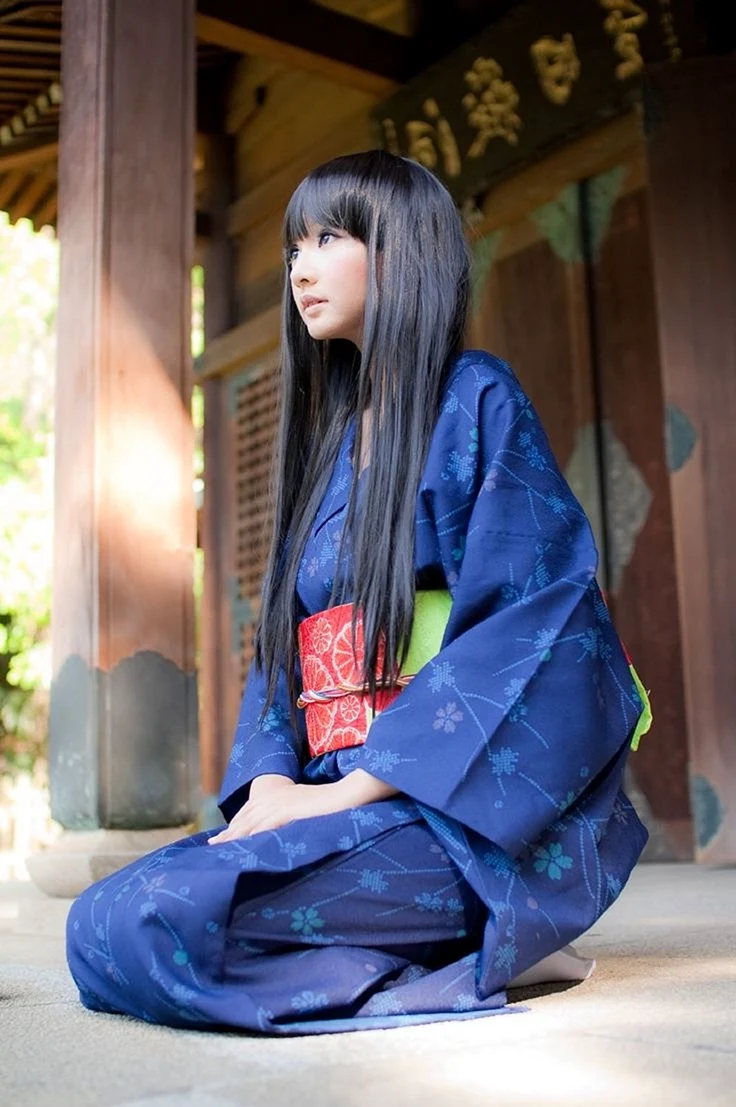 Японки Харука Сато Kimono