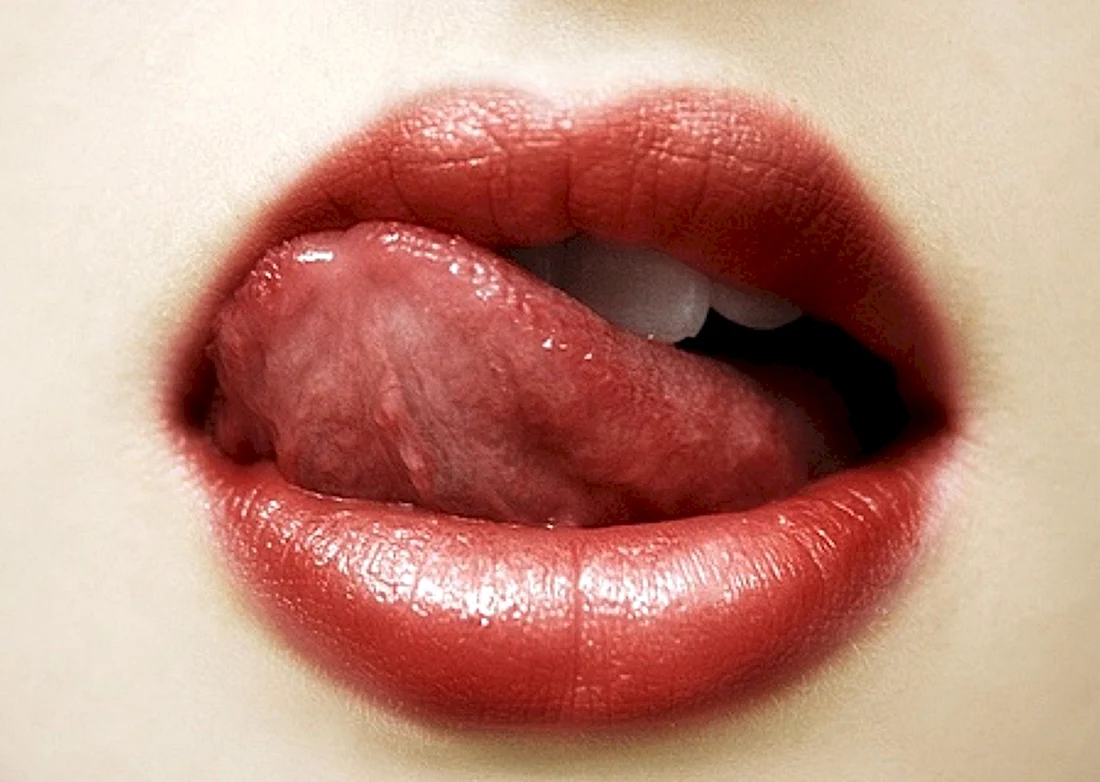 Язык облизывающий губы