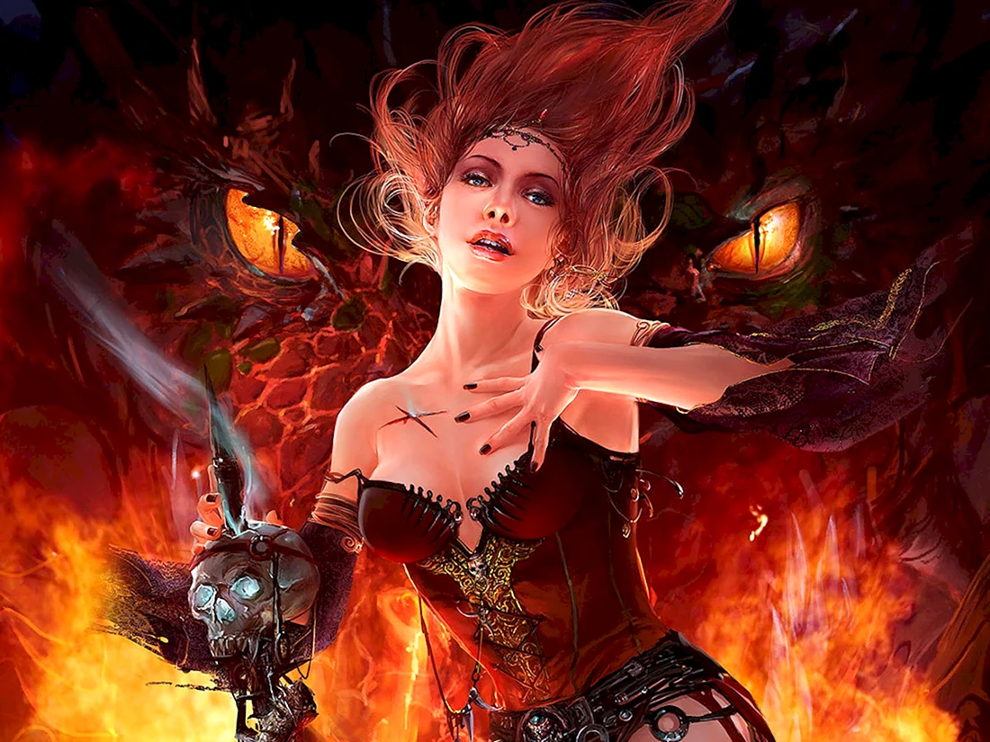 Огненная ведьма Адриэн