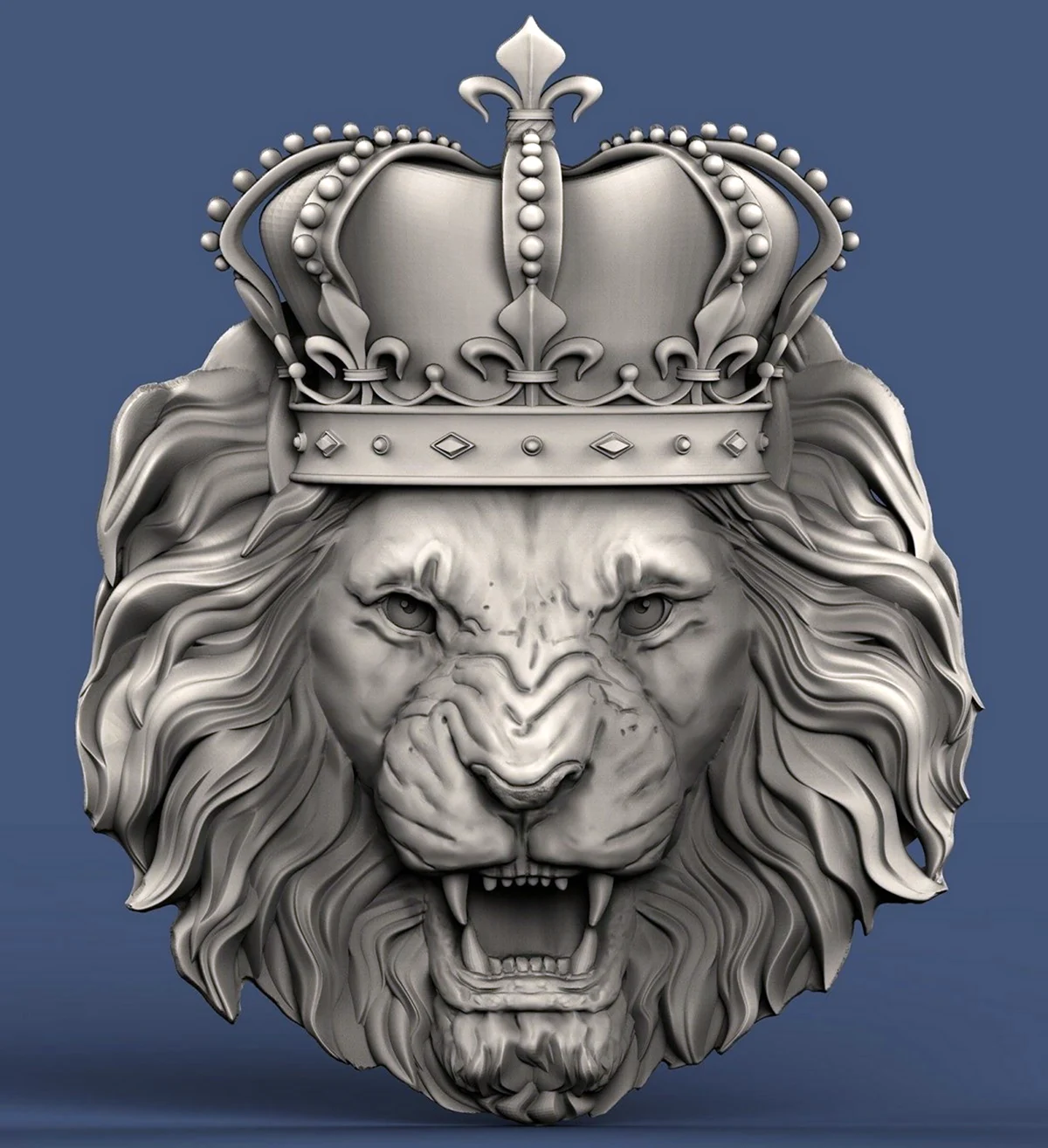 08668 Лев с короной Karlsbach