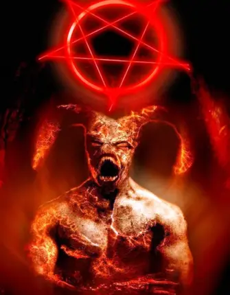 666 Дьявол пентаграмма