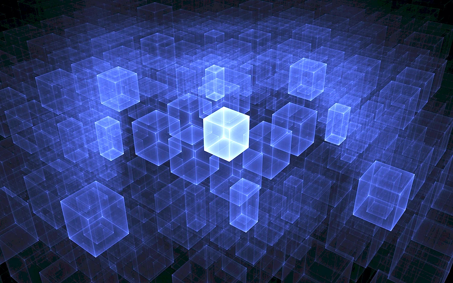 Абстрактный фон кубики