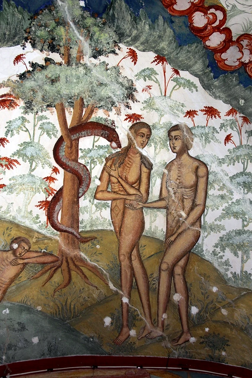 Адам и ева змей искуситель