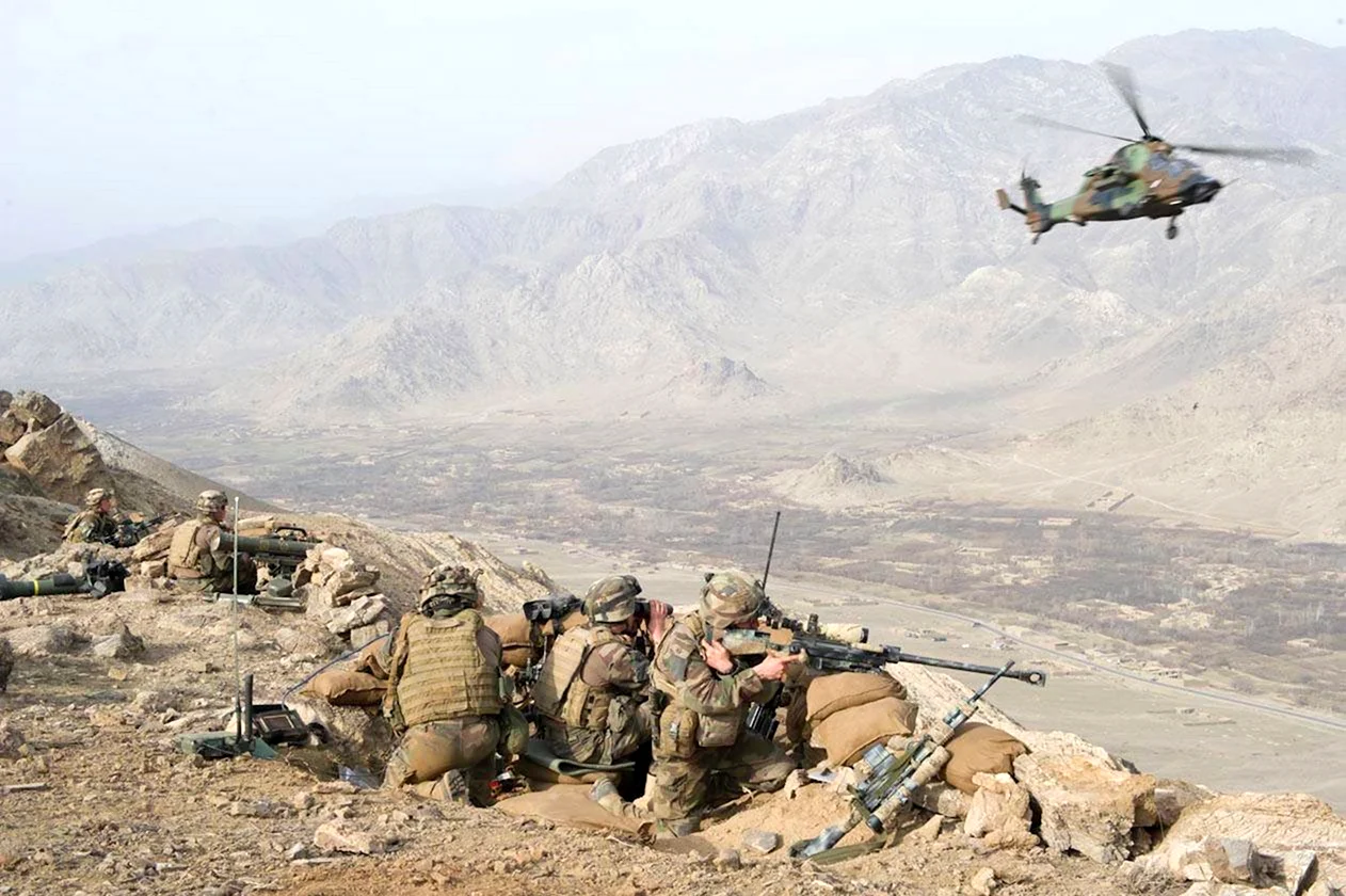 Афган бой в горах