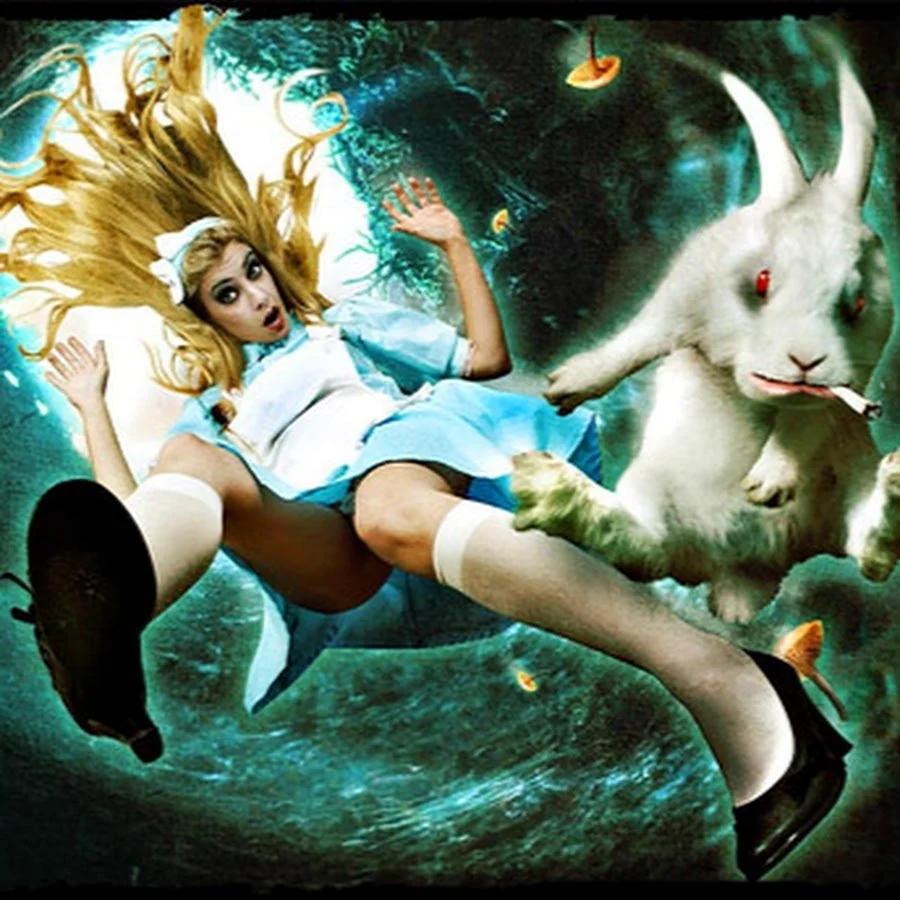 Алиса в стране чудес Алиса и кролик