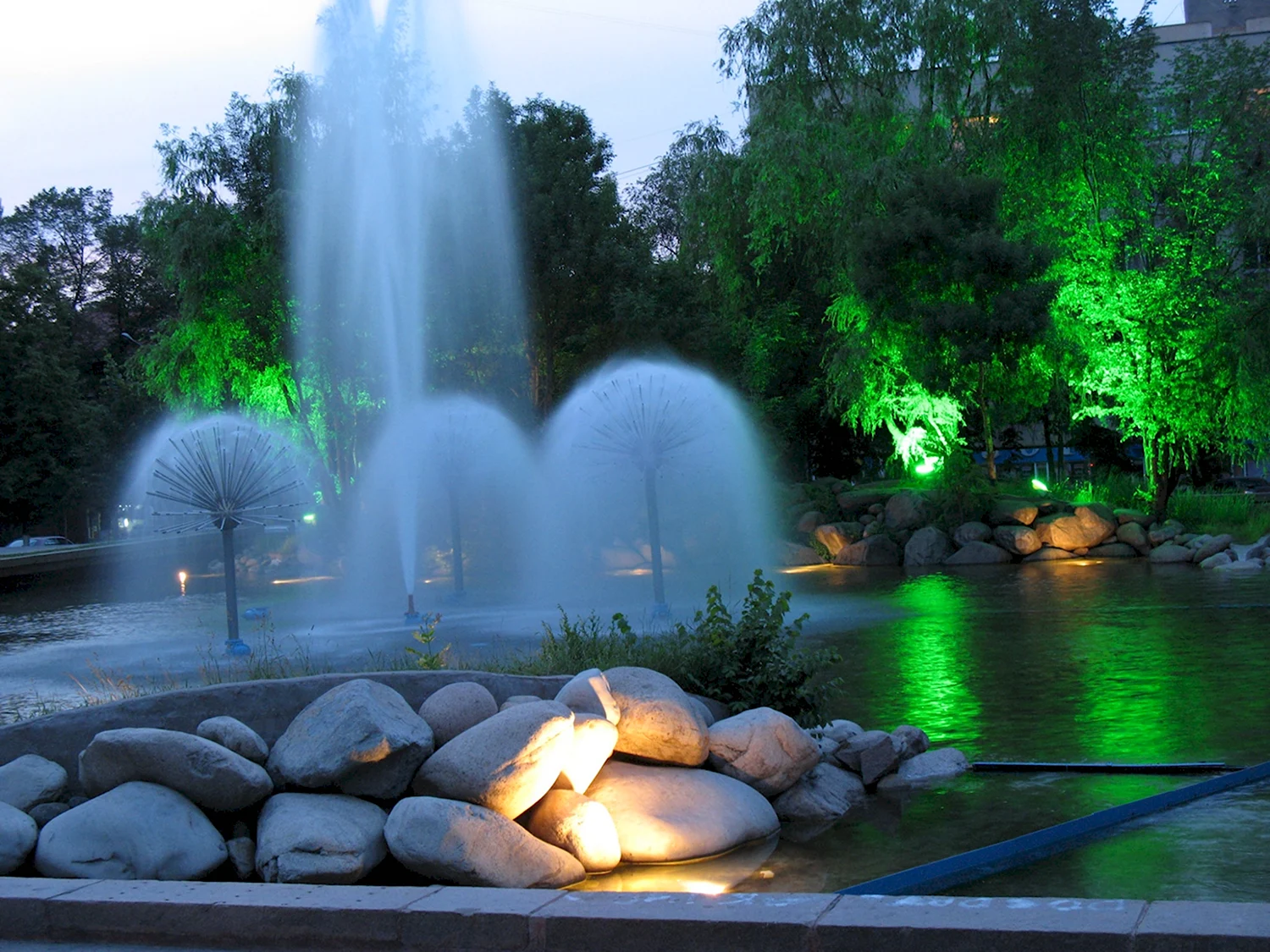 Алма Ата фонтаны