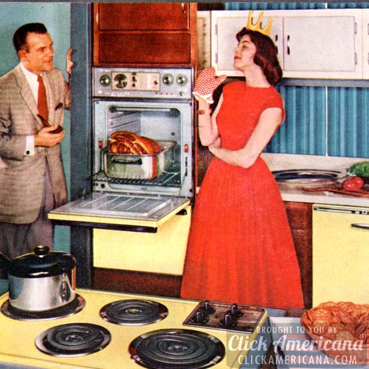 Американская домохозяйка 1950х