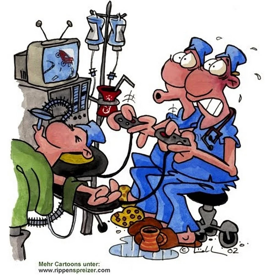 Анестезиолог карикатура