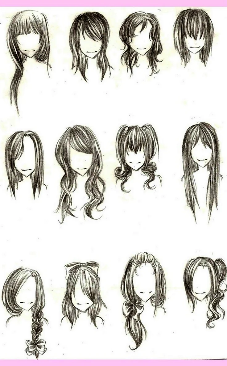 Аниме причёски для девушек