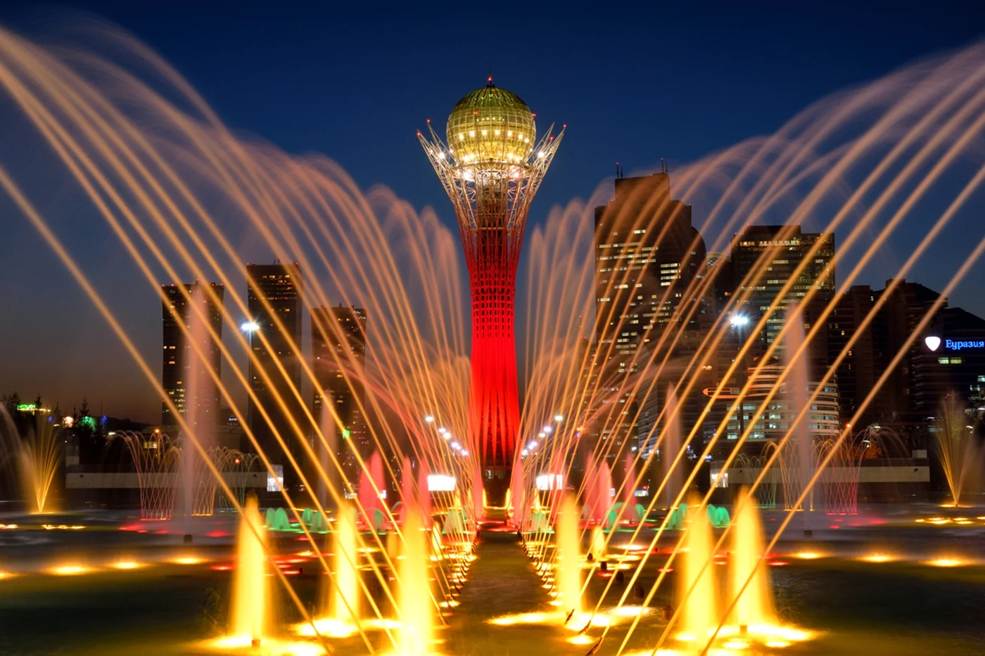 Астана фонтаны
