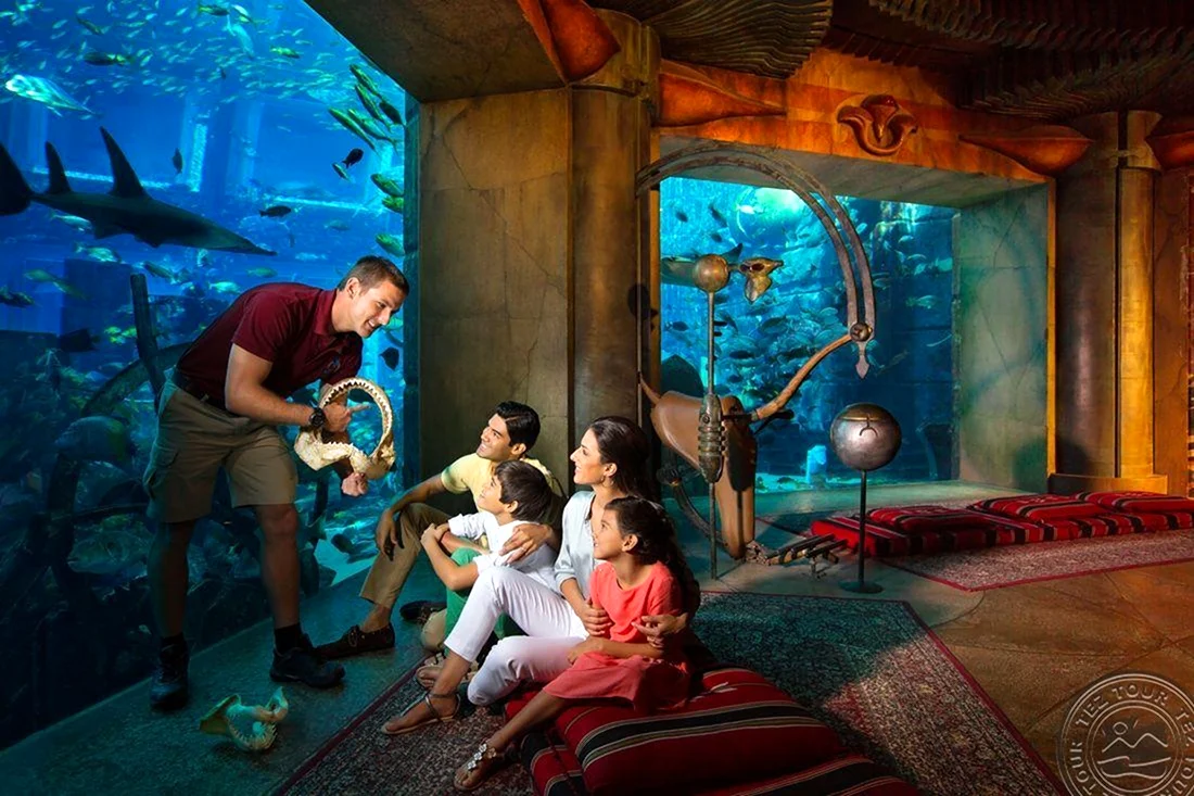 Атлантис Дубай аквариум