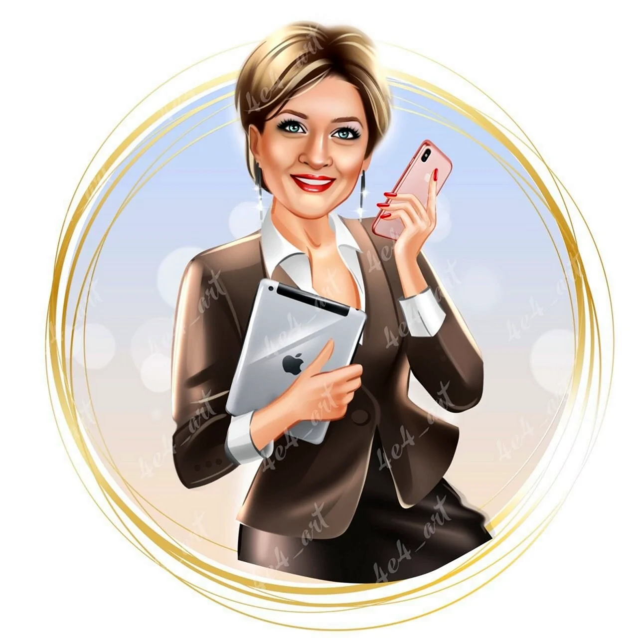 Аватарка деловая женщина