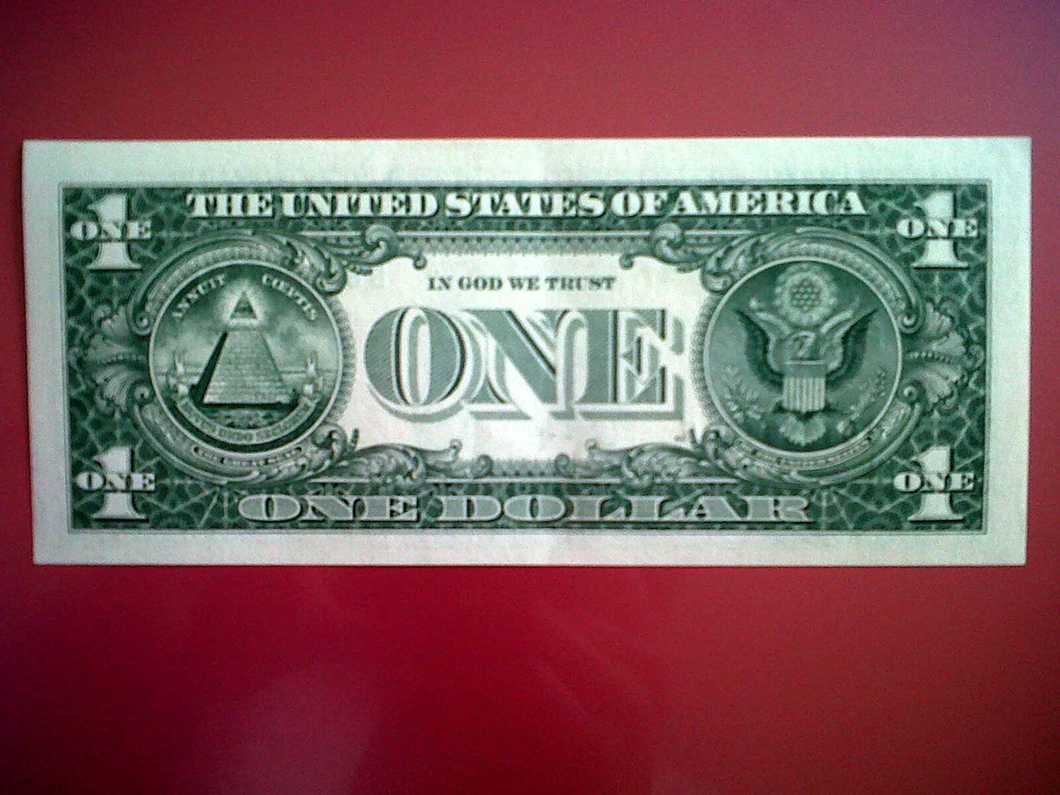 Банкнота США 1 доллар 1988