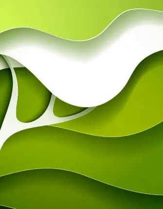 Бело зеленая абстракция