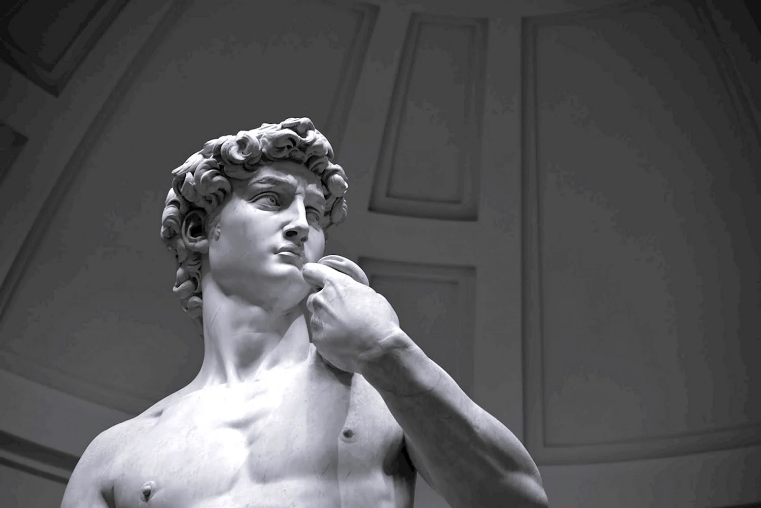 Бюст Микеланджело Давид мраморная скульптура Galleria dell