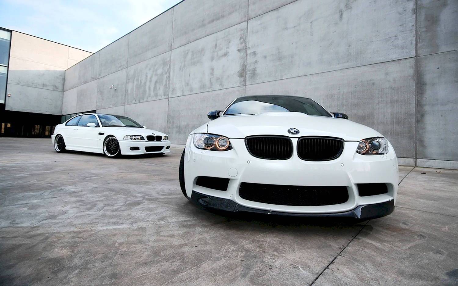 BMW f10 белая