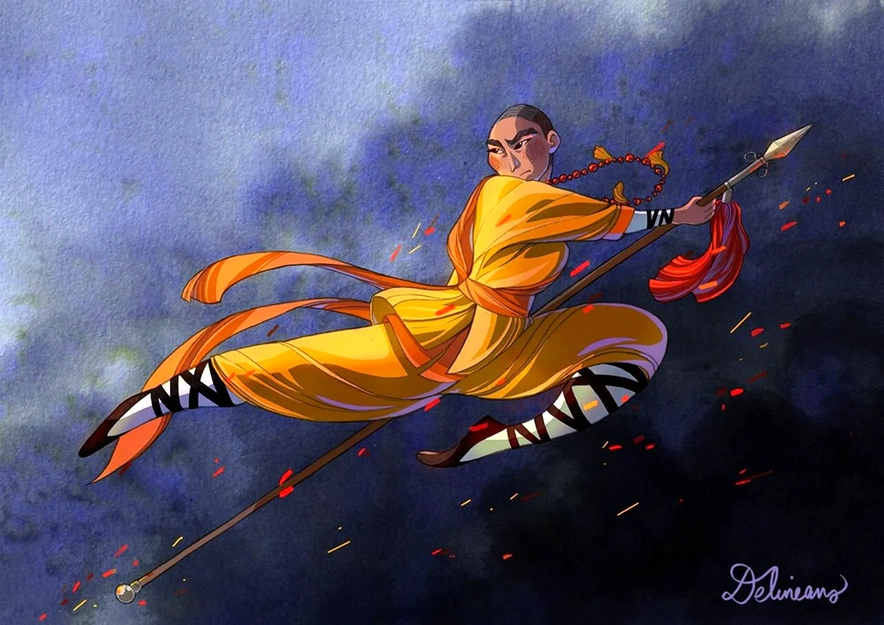 Боевой монах Шаолинь арт