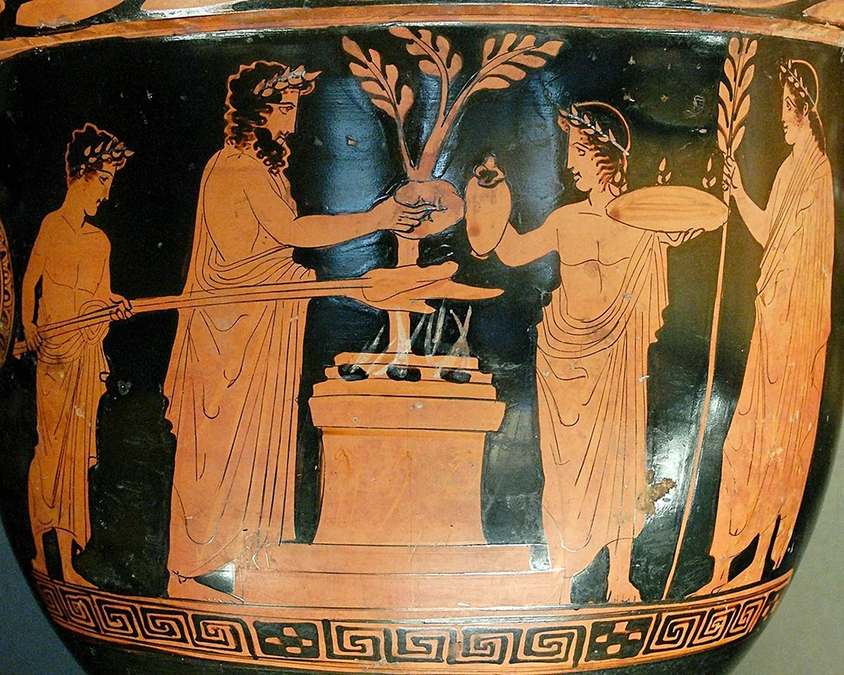 Боги древней Греции вазопись