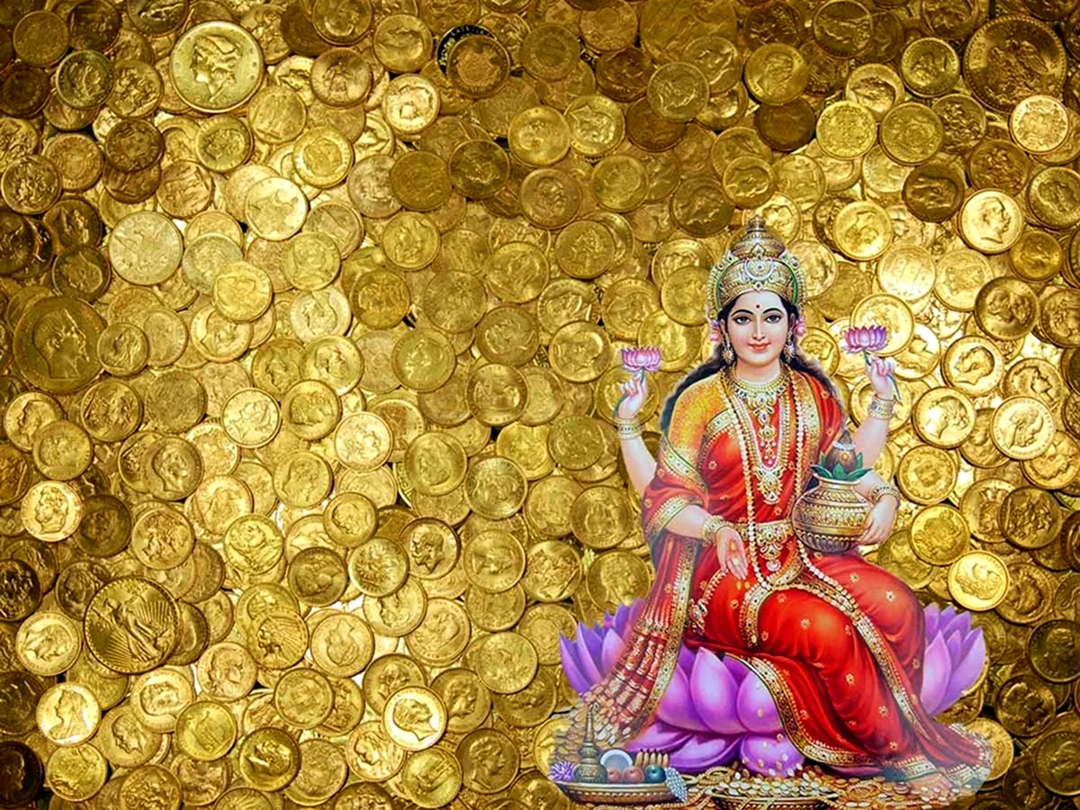 Богиня Лакшми для привлечения денег
