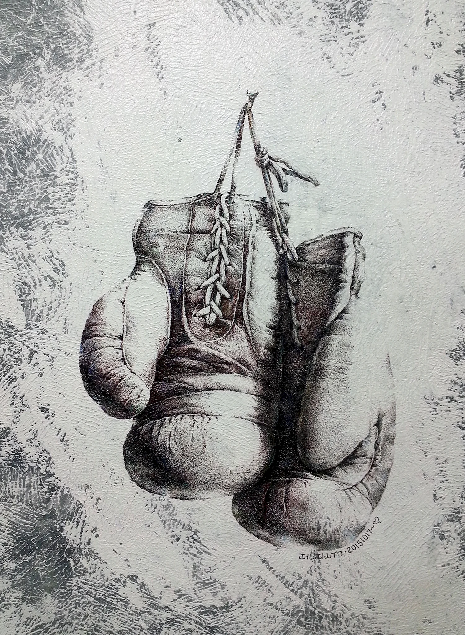Боксерские перчатки рисунок