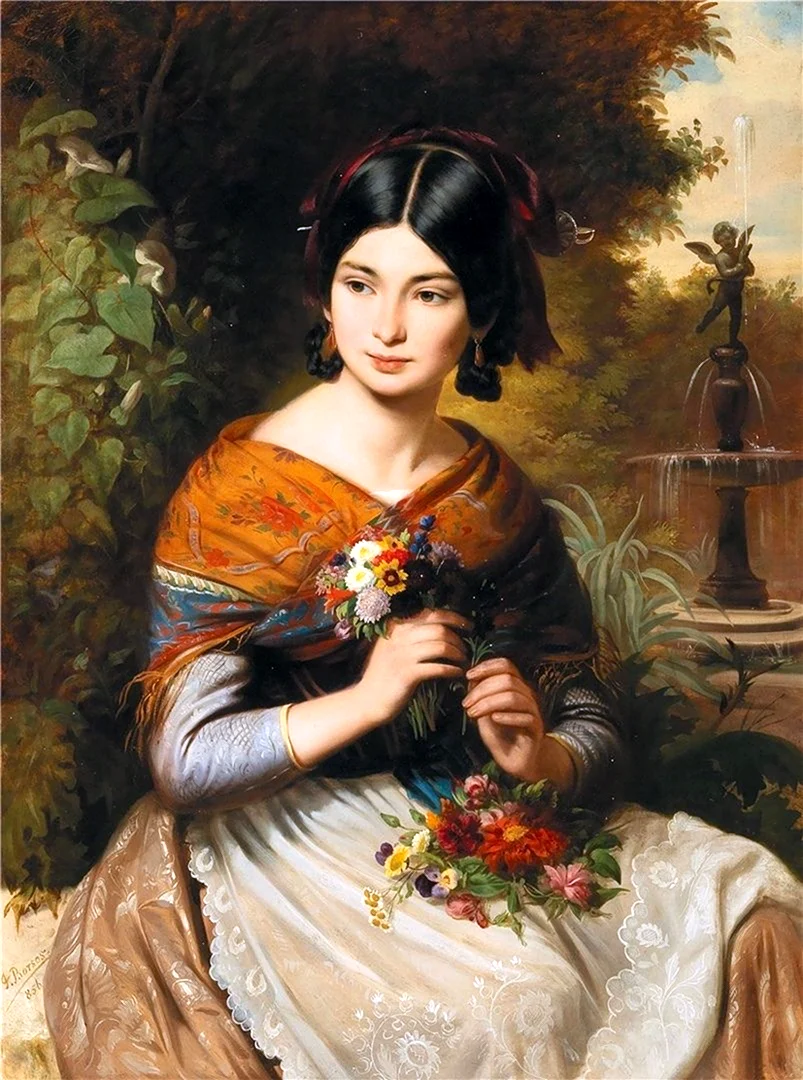 Борсос Йожеф 1821-1883 картины