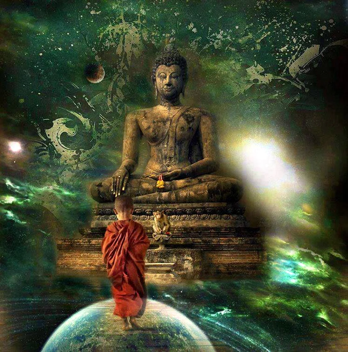 Будда о левитации