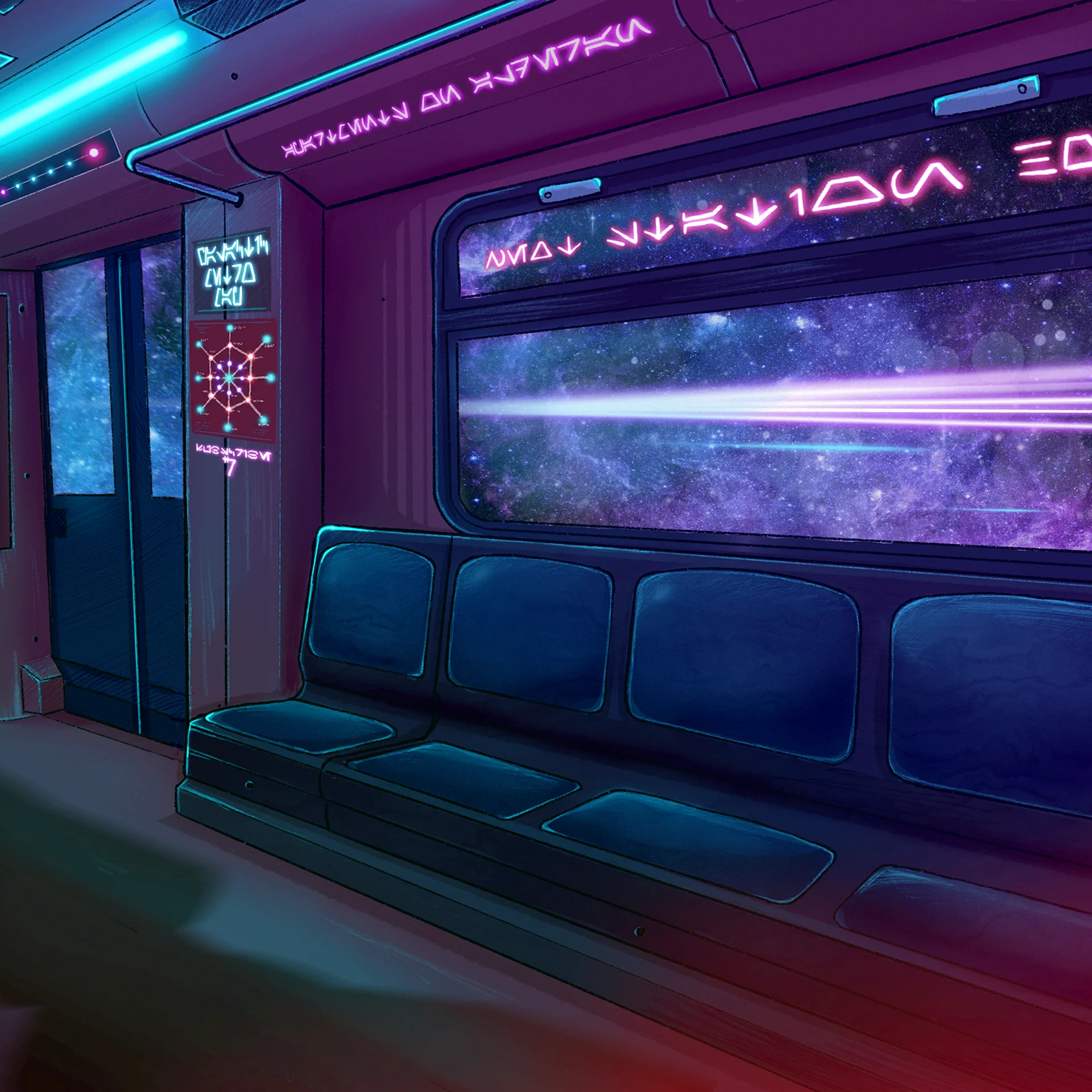 Cyberpunk 2077 метро