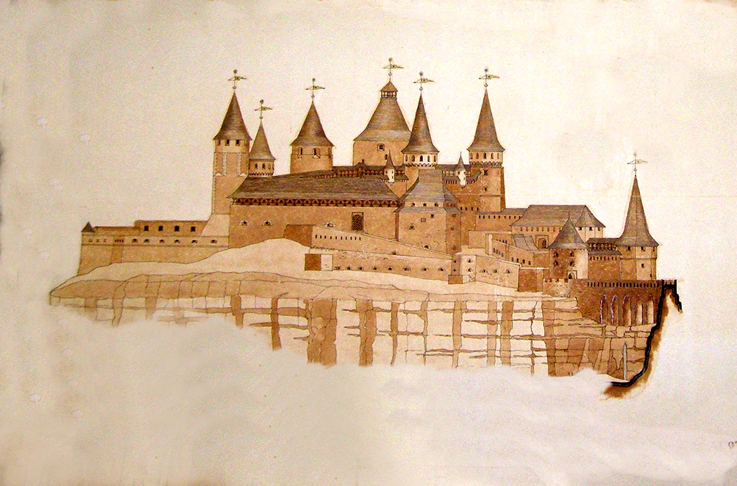 Деревянная крепость Подольск