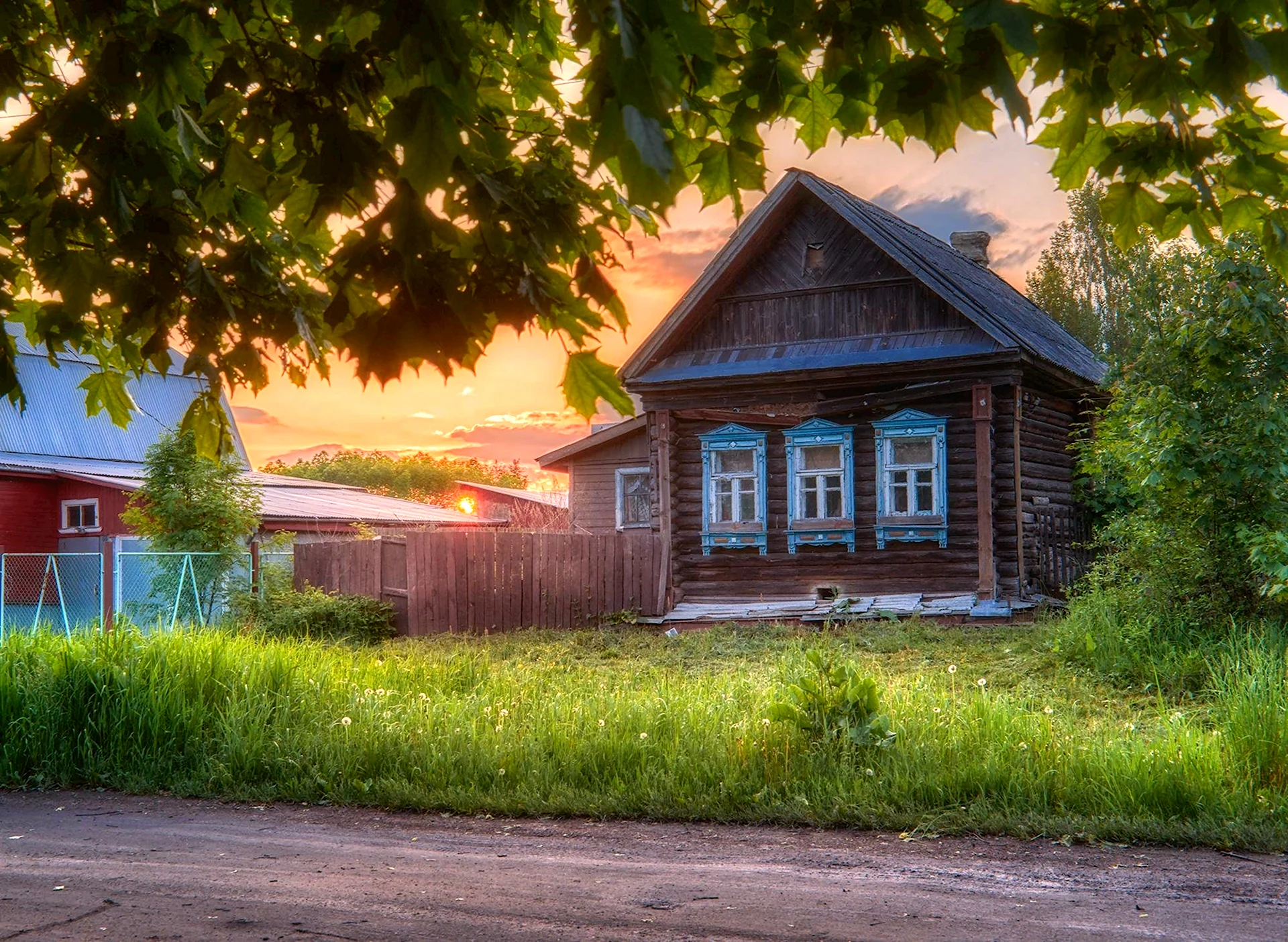 деревенский дом для фотошопа (98) фото