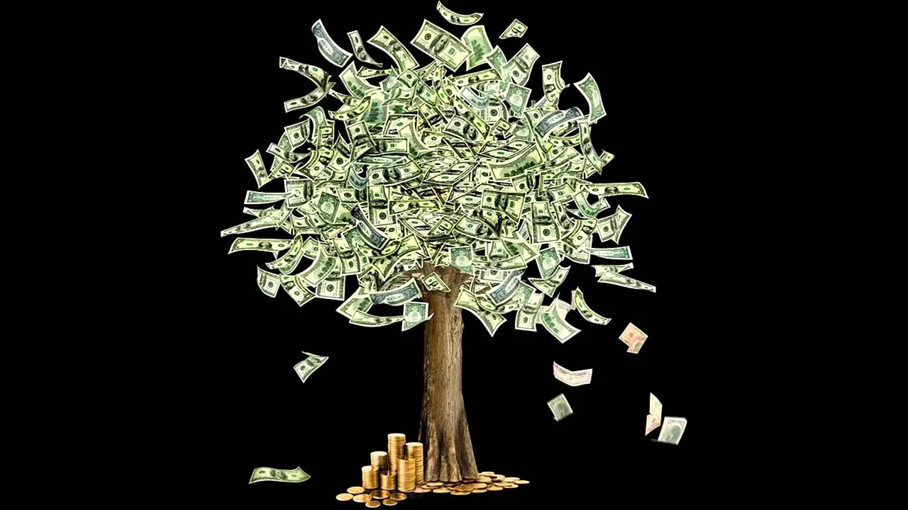 Дерево с деньгами