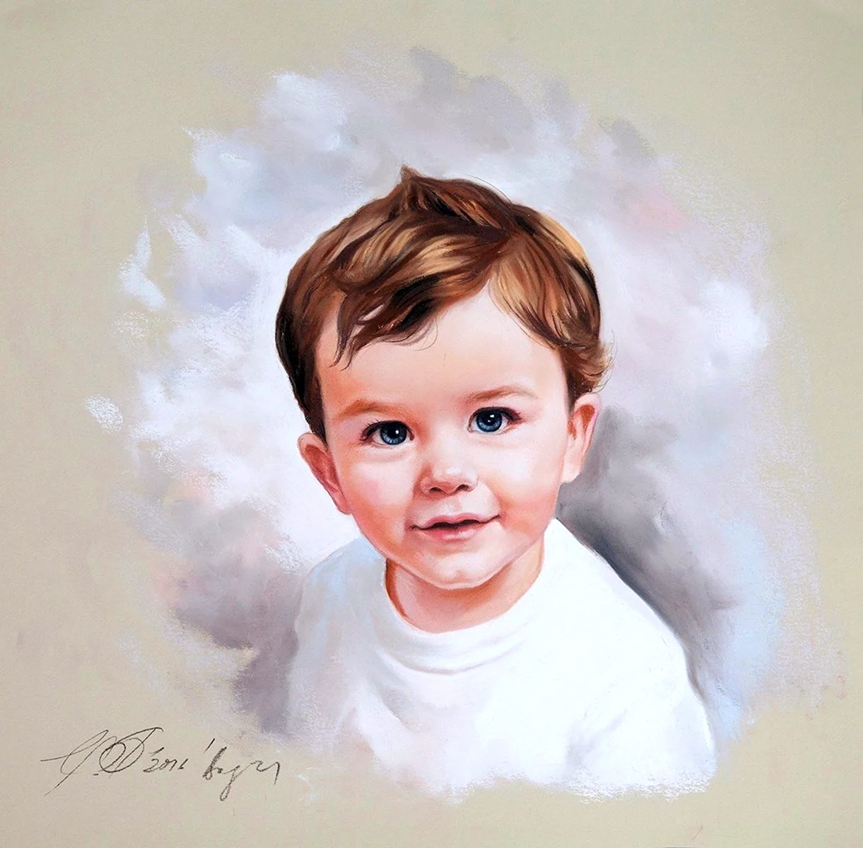 Детский арт портрет