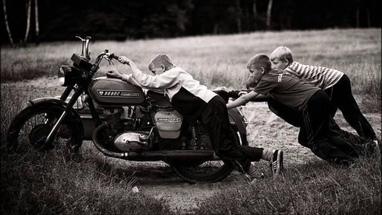 Детство на мотоцикле
