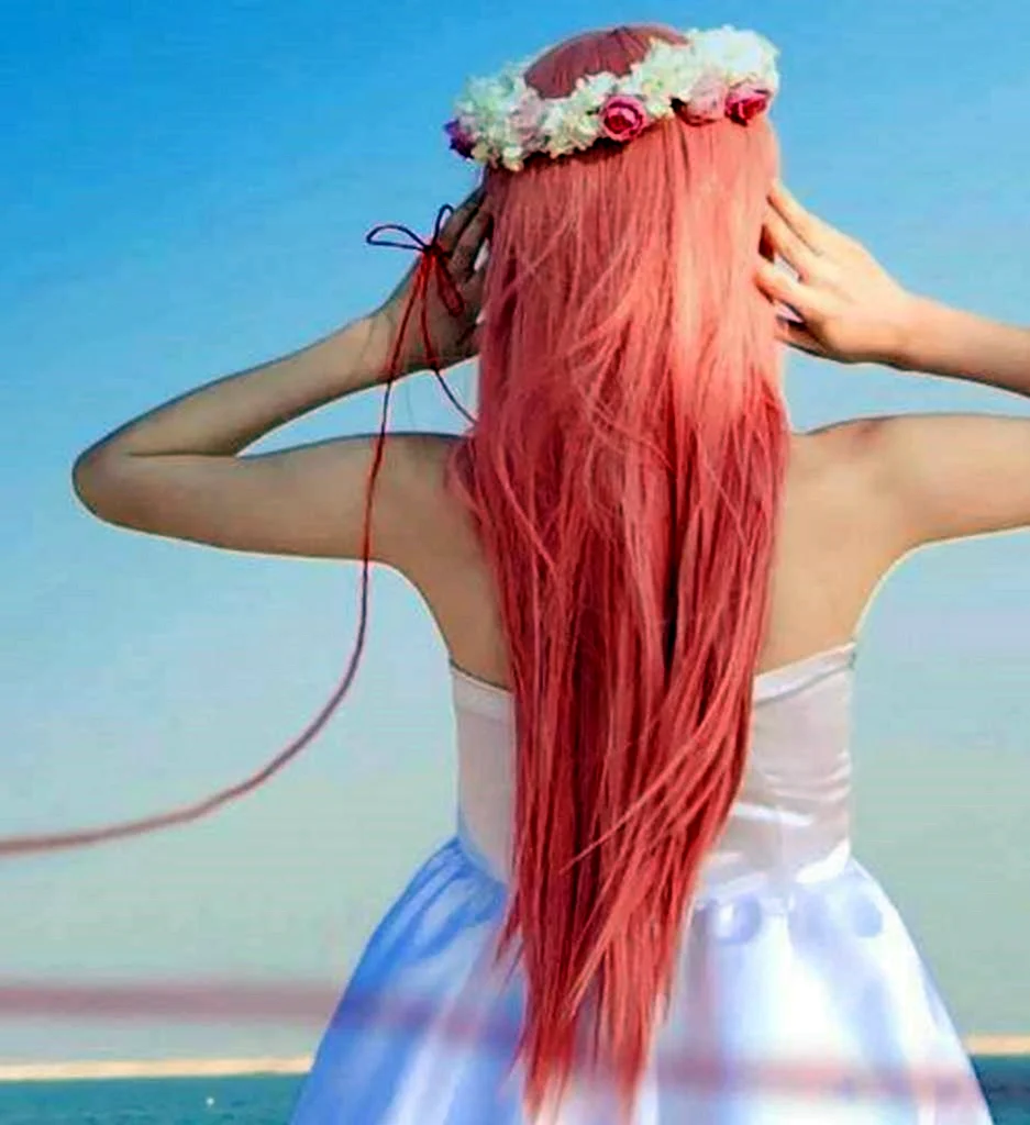 Фотка на аву девушка с розовыми волосами, скачать фотографию - SY