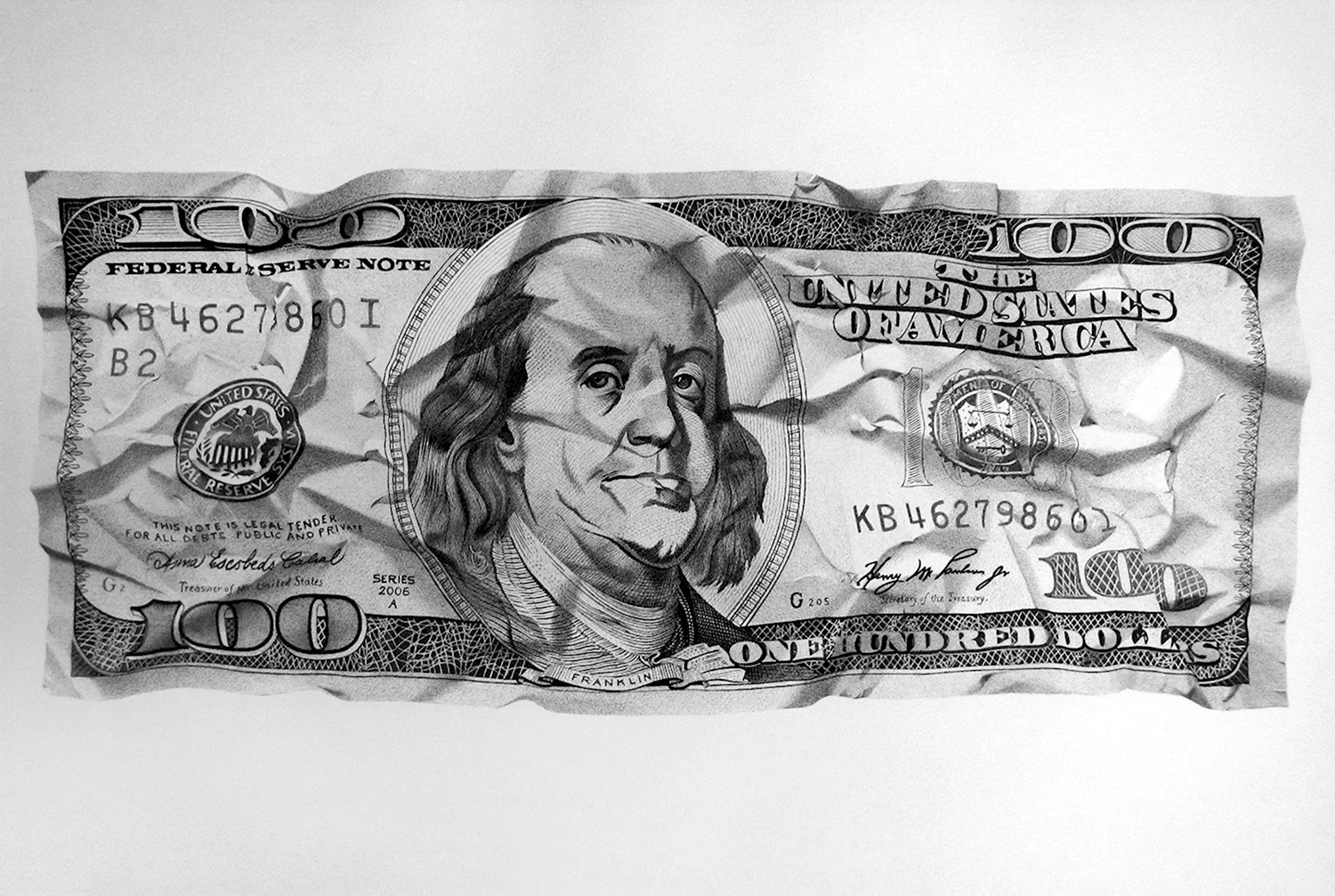 Доллар рисунок