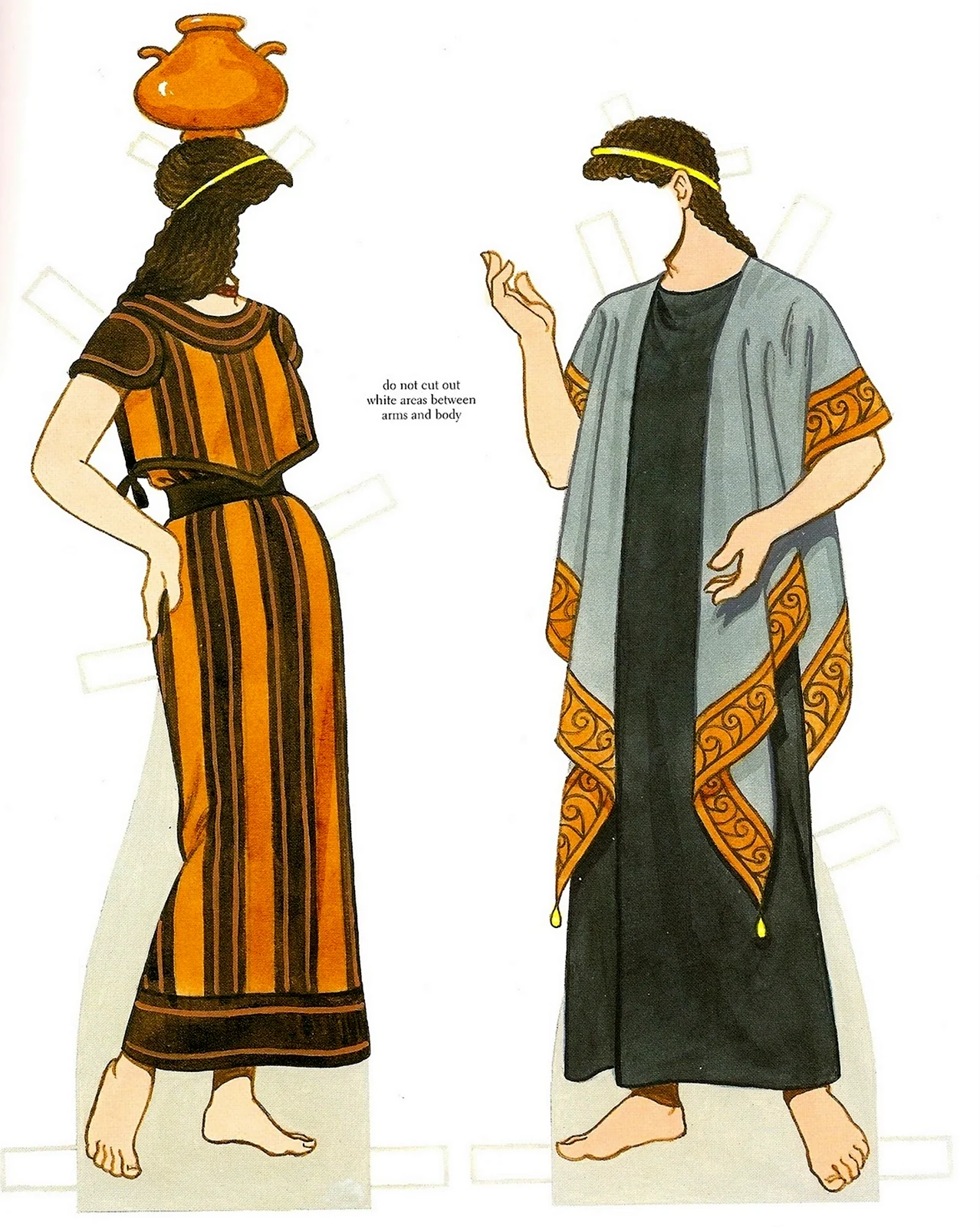 Древние костюмы Греции