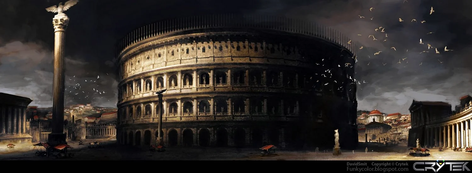Древний Рим Колизей арт