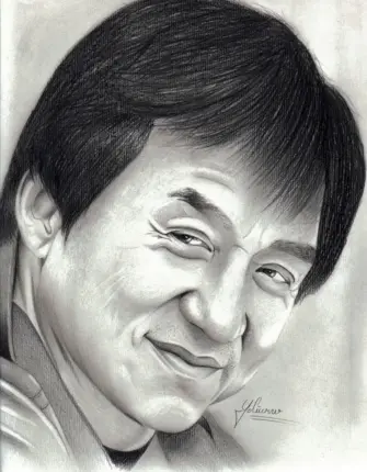Джеки Чан портрет