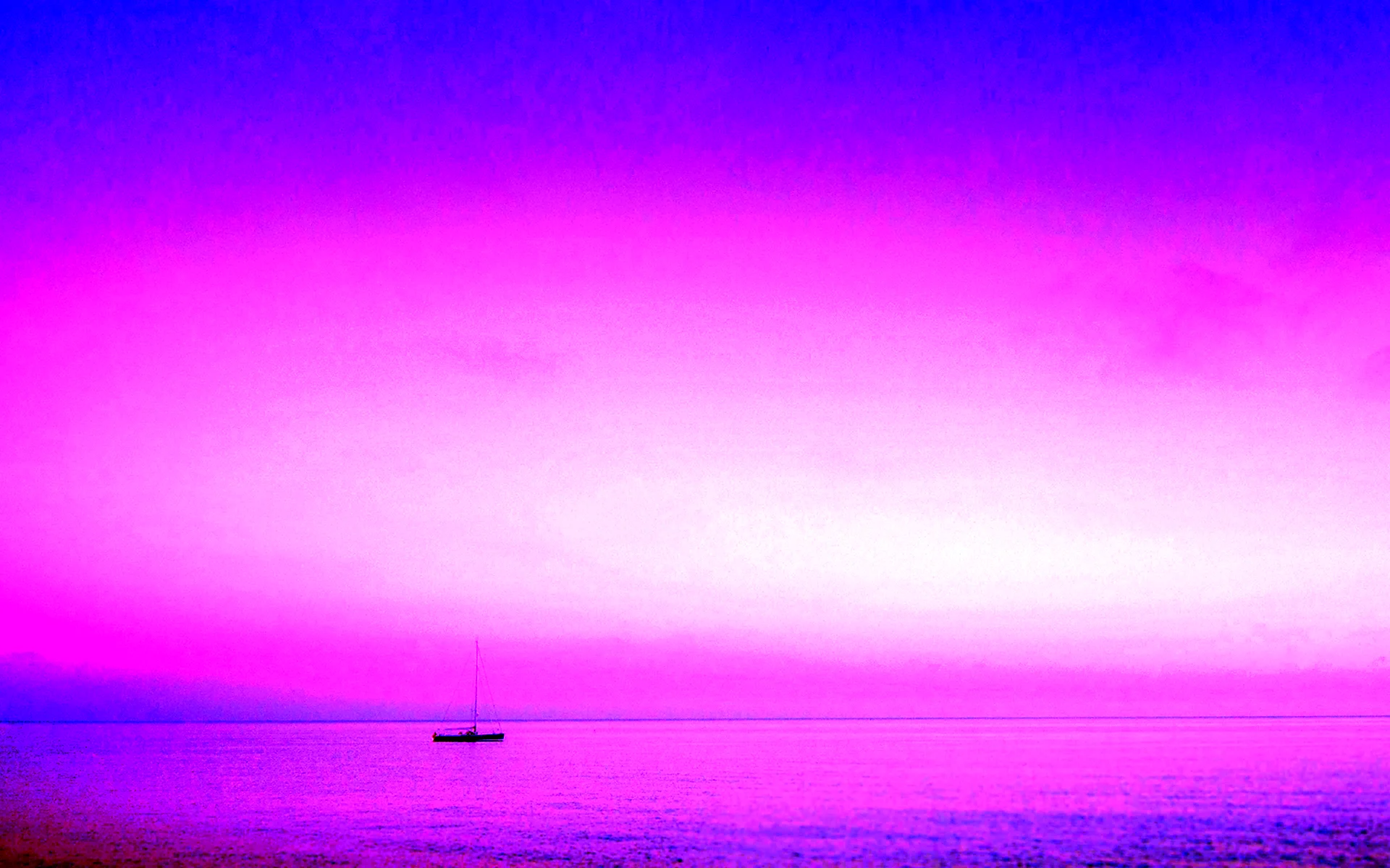 Фиолетовое небо