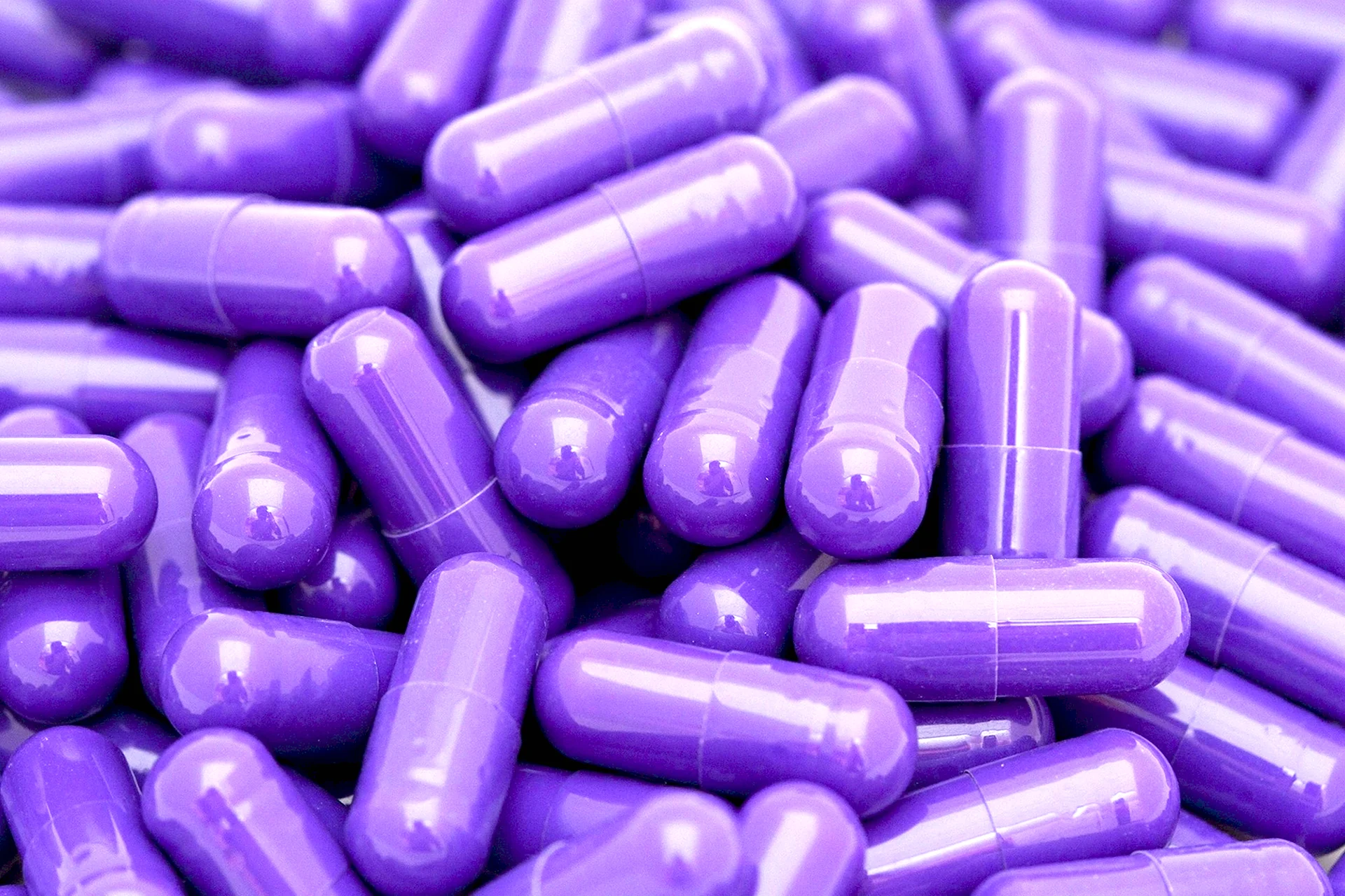 Фиолетовые капсулы