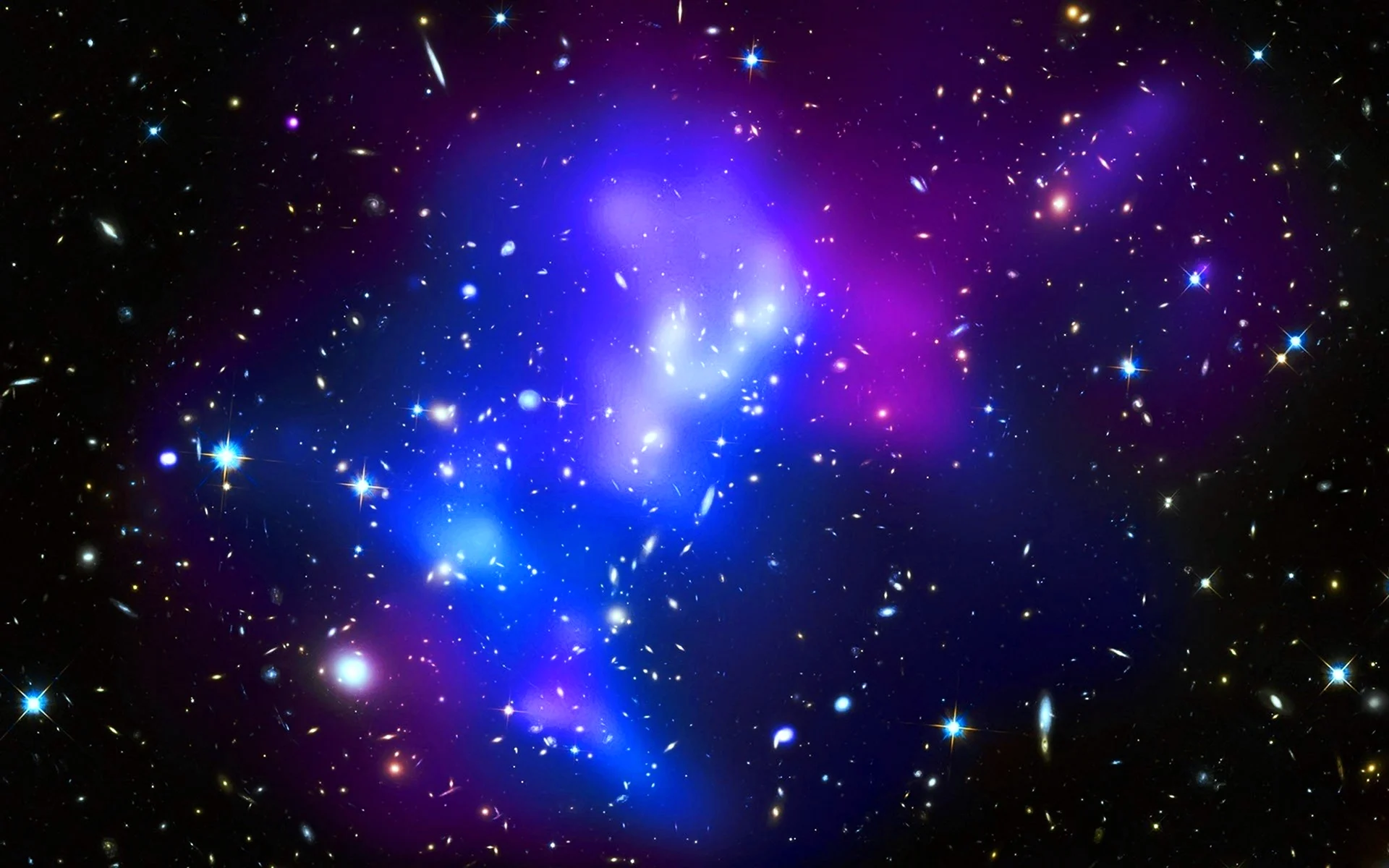 Галактический кластер Macs j0416
