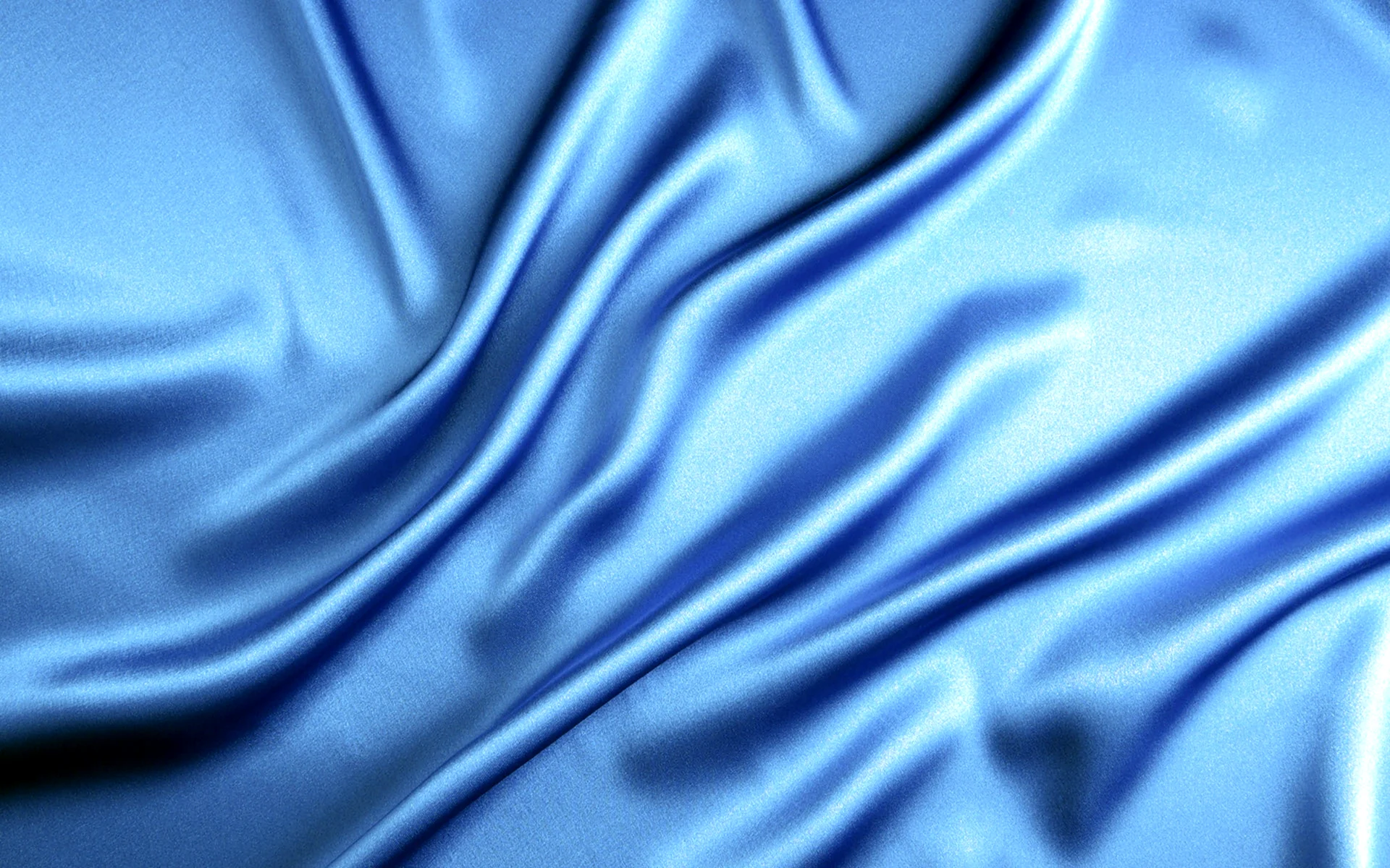 Голубая ткань складки