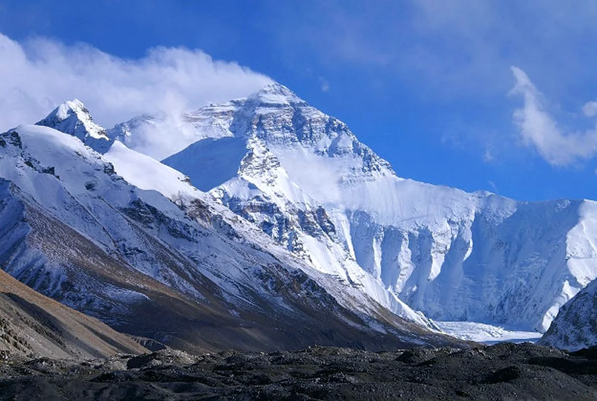 Гора Эверест Джомолунгма. Гималаи