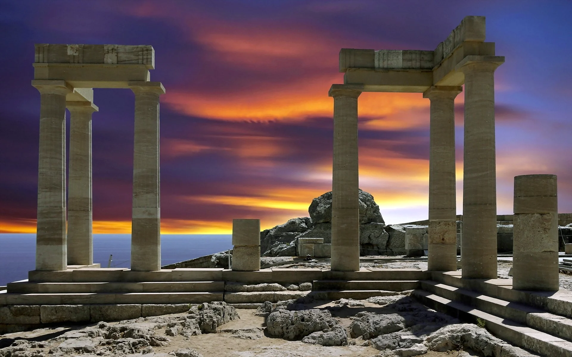 Греция колонны