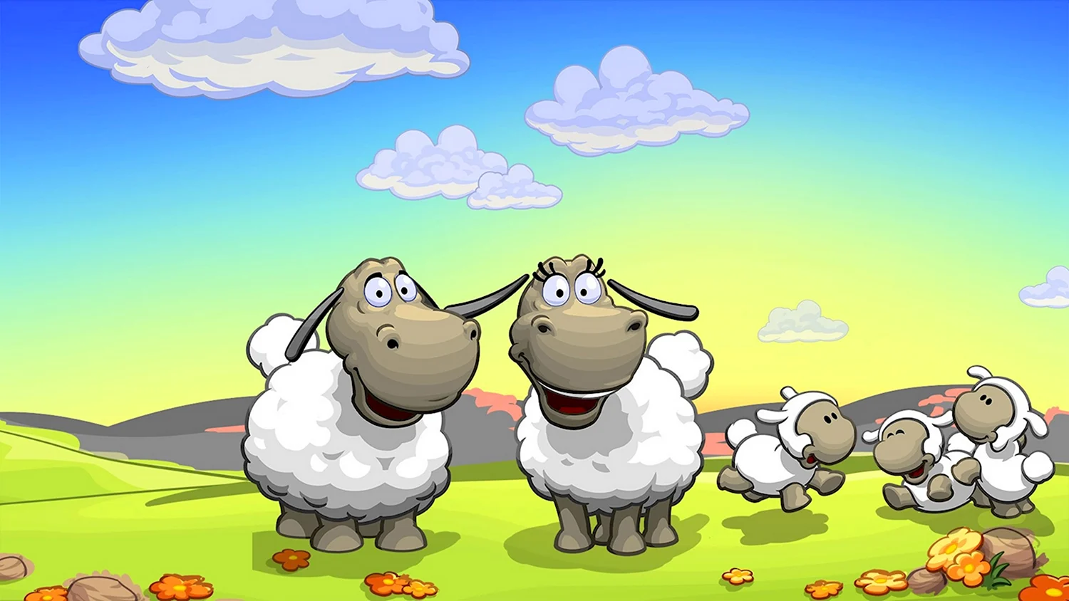Игра барашки clouds Sheep