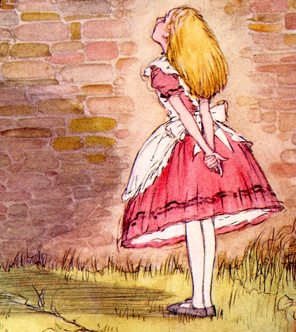 Иллюстрация к сказке Алиса в стране чудес